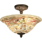 Dale Tiffany 8780/3LTF Evelyn Flush Mount Antique Brass New. Price: $219.99.