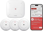 X-sense SWS54 Smart Water Leak Sensor Alarm With Base Station Open. Price: $35.00.