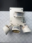 Lithonia Lighting Oflr 9LC 120 Wh Led Triple Head Motion Sensor Flood New. Price: $87.50.