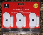 Ptg Security 3 Pack Wireless Alarm For Windows & Doors 120DB Siren Home Work New. Price: $9.99.