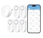 Goveelife Water Leak Detector 1S W/ Smart Gateway 1+5 Pack Open. Price: $32.99.
