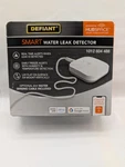 New Defiant Wireless Smart Water Leak Detector SWLZ20BWB W/4" Sensing Cable. Price: $19.99.