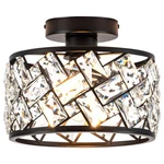 Rpzloila Crystal Ceiling Fixture, Modern Semi Flush Mount Light... New. Price: $57.81.