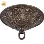 Antique Bronze Cast Brass Screw Collar Canopy Kit For Ceiling Fans New. Price: $136.97.