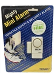 Vtg Telko Mighty Mini Alarm, No Wiring Required, Easy Mounts, Compact Size, New. Price: $10.00.