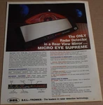 1985 Print Micro Eye Supreme Radar Detector Bel Tronics Technology Art Future Used. Price: $14.98.