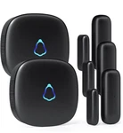 Door Chime Wireless Open Contact Sensor Alarm, 3 Transmitters + 2 Receivers Used. Price: $27.95.