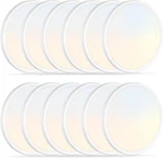Ultra Thin 11.4" Led Flush Mount Ceiling Light - 12PK, Cct Selectable, 24W New. Price: $166.99.