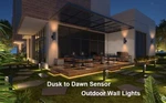 Outdoor Led Wall Sconce 20WATT With Photocell Sensor, 4" Dia Dual Cct New. Price: $39.00.