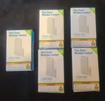 Wireless, Encrypted Thin Door & Window Sensors 2GIG-DW10E-345 (qty 5) Open. Price: $77.00.