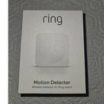 Ring Motion Detector Wireless Indoor Alexa Compatible White Open. Price: $20.00.