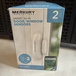 Merkury Smart Wi-fi Door/window Sensor Pack (MIC-SS201-199W) Open. Price: $20.00.