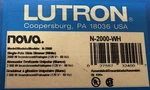 Lutron N-2000-WH Slide Dimmer 2000W ***free Shipping*** New. Price: $130.00.