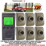 Dakota Alert MTPR-4000 Wireless Motion Detector Security Alarm 6 Sensors New. Price: $379.99.