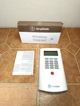 Simplisafe 1ST Gen Wireless Home Security System Keypad - KP1000 Used. Price: $14.95.