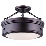 Canarm Boku 15" Semi-flush, Oil Rubbed Bronze ISF624A03ORB New. Price: $154.99.