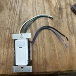 Leviton ODS15-IDG Decora Passive Infrared Wall Switch With Occupancy Sensor New. Price: $15.00.