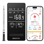 Smart Wifi Wireless Meat Thermometer Unlimited Range 7 Nist Cert.sensors Accu... New. Price: $80.12.