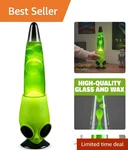 13 Inch Alien Head Wax Motion Lamp Unique Sci-fi Home Decor Delight New. Price: $51.29.