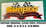 Sunpro The Driving Force Test Equipment -vintage Original Vinyl Decal Sticker Used. Price: $8.77.