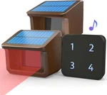 Htzsafe 1/2 Mile Solar Driveway Alarm System Receiver + Sensors New. Price: $79.99.