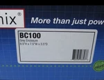 Altronix BC100 Grey Enclosure 8.5"H 7.5"W 3.5"D New. Price: $80.00.