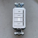 Nlight Sensor Switch NPODM-2P-WH Push Button Wallpod, White Used. Price: $69.99.