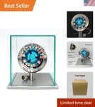 Unique Usb Led Arc Reactor Replica - 1:1 Scale With Vibration Sensor & Display. Price: $118.12.