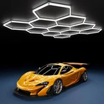 Modern 11GRIDS Hexagon Garage Light: 48PACK 384W 47000LM High Brightness Hexa... New. Price: $137.82.