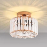 Frideko Home Semi Flush Mount Ceiling Light - Crystal Chandelier Modern New. Price: $55.85.