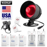 Kerui Home Siren Security Alarm System With Door Sensor And Motion Detector New. Price: $34.57.