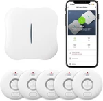 Ruikoring RK-W13+WD71X5 Wifi Water Leak Detectors 120DB Loud Sensor Pack Of Open. Price: $40.50.