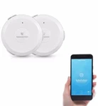 Wasserstein Wifi Water Leak Sensor, Smart Flood Detector (2-PACK, White) Open. Price: $47.99.
