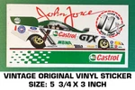 John Force Nhra Drag Racing 11 X Champ - Vintage Original Vinyl Decal Sticker Used. Price: $7.30.