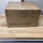 Minka Lavery 4172-249 Harbour Point Light 14" Semi-flush Ceiling Fixture-gold Open. Price: $159.99.