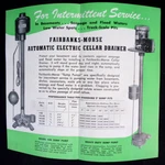 Vintage Fairbanks Morse Cellar Drainer Sump Pump Advertising Brochure 1950S Vtg Used. Price: $14.99.