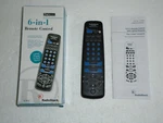 Radio Shack 6-IN-1 Remote Control 15-1923 Lighted Keypad Used. Price: $11.98.