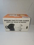 Unique Led Analog Projection Clock With Night Light 360 Rotating Brightness/siz New. Price: $49.99.