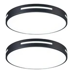 15 Inch Led Flush Mount Ceiling Light Fixture Set Of 2, 36W Dimmable Kitchen ... Used. Price: $113.43.