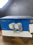 Ring 5B12X9 WEN0 Smart Motion Spotlight Starter Kit, 2-PACK White Battery Power Used. Price: $46.75.