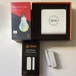 Hive Hub, Active Light & Window/door Sensor Wi-fi Smart Home Devices Used. Price: $22.99.