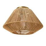 Creative Co-op Coastal Ceiling Lamp With Natural Paper Rope New. Price: $102.57.