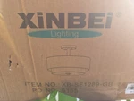 Xinbei Lighting 3 Semi Flush Mount Light, Close To Ceiling Fixtur... New. Price: $70.00.