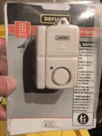Defiant Home Security 2-PACK Door Window Alarm 120DB Siren White Open. Price: $12.99.