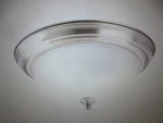 Progress Lighting 2-LIGHT Brushed Nickel Flush Mount With Etched Glass Open. Price: $23.70.