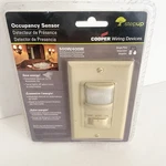 Cooper Wide Angle Wall Motion Sensing Switch Beige 150 Detention ZONE.6105N New. Price: $16.99.