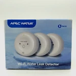 Apec Water Wifi Leak Detector 3 Pack App Connected Alerts W/ Sound IP66 New. Price: $24.99.