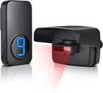 Wireless Driveway Alarm, Outdoor Weatherproof Motion Sensor & Detector With 600F New. Price: $36.19.