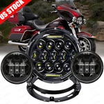 Ring MOUNT+7" Led Headlight 4.5" Fog Passing For Harley Electra Glide New. Price: $70.79.