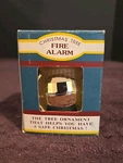 Christmas Tree Fire Alarm Gold Disco Ball Ornament Safe Xmas Nos Nib Vintage New. Price: $19.66.
